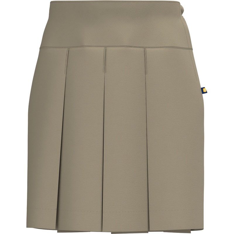 Drop Yoke Pleated Skirt|049 – Khaki|Youth – G3 Girls  Size 3|Youth – G4 Girls  Size 4|Youth – G5 Girls  Size 5|Youth – G6 Girls  Size 6|Youth – G7 Girls  Size 7|Youth – G8 Girls  Size 8|Youth – G10 Girls  Size 10|Youth – G12 Girls  Size 12|Youth – G14 Gir