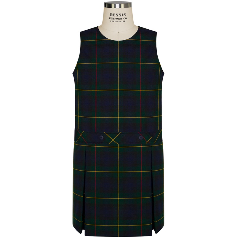 Jewel Neck Drop Waist Jumper|180 – Belair Plaid|Youth – G3 Girls  Size 3|Youth – G4 Girls  Size 4|Youth – G5 Girls  Size 5|Youth – G6 Girls  Size 6|Youth – G7 Girls  Size 7|Youth – G8 Girls  Size 8|Youth – G10 Girls  Size 10|Youth – G12 Girls  Size 12|You