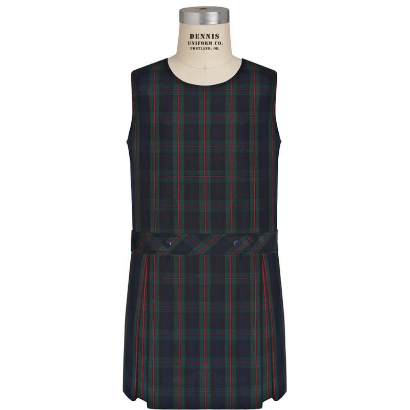 Jewel Neck Drop Waist Jumper|340 – L Plaid|Youth – G3 Girls  Size 3|Youth – G4 Girls  Size 4|Youth – G5 Girls  Size 5|Youth – G6 Girls  Size 6|Youth – G7 Girls  Size 7|Youth – G8 Girls  Size 8|Youth – G10 Girls  Size 10|Youth – G12 Girls  Size 12|Youth –