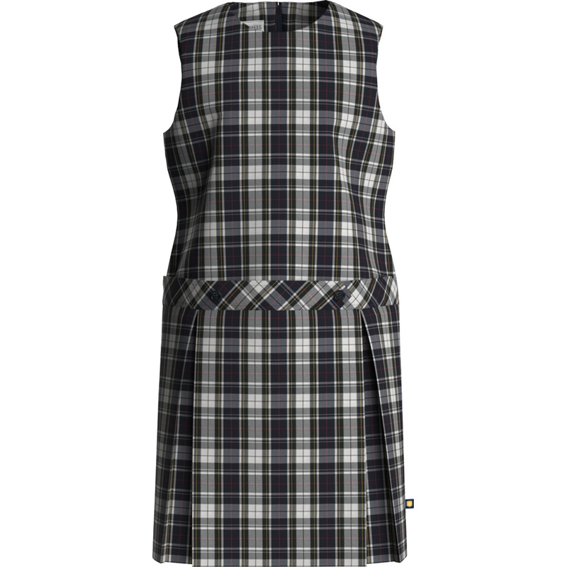 Jewel Neck Drop Waist Jumper|455 – Marymount Plaid|Youth – G3 Girls  Size 3|Youth – G4 Girls  Size 4|Youth – G5 Girls  Size 5|Youth – G6 Girls  Size 6|Youth – G7 Girls  Size 7|Youth – G8 Girls  Size 8|Youth – G10 Girls  Size 10|Youth – G12 Girls  Size 12|