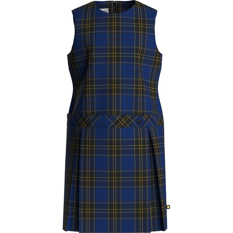 Jewel Neck Drop Waist Jumper|460 – Mayfair Plaid|Youth – G3 Girls  Size 3|Youth – G4 Girls  Size 4|Youth – G5 Girls  Size 5|Youth – G6 Girls  Size 6|Youth – G7 Girls  Size 7|Youth – G8 Girls  Size 8|Youth – G10 Girls  Size 10|Youth – G12 Girls  Size 12|Yo