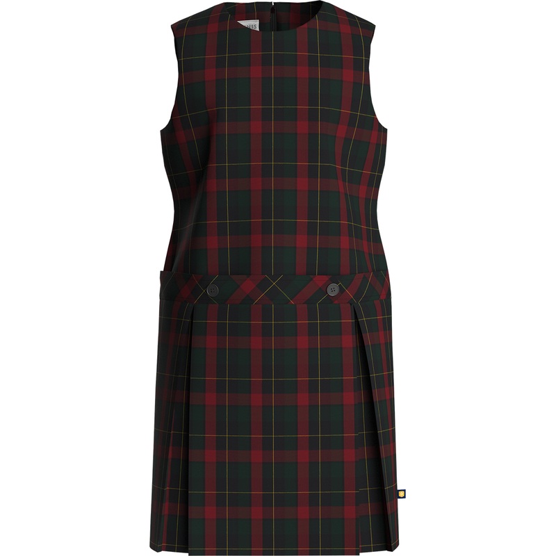 Jewel Neck Drop Waist Jumper|465 – McClean Plaid|Youth – G3 Girls  Size 3|Youth – G4 Girls  Size 4|Youth – G5 Girls  Size 5|Youth – G6 Girls  Size 6|Youth – G7 Girls  Size 7|Youth – G8 Girls  Size 8|Youth – G10 Girls  Size 10|Youth – G12 Girls  Size 12|Yo