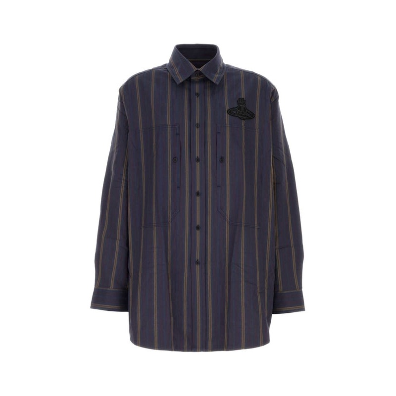 Vivienne Westwood Navy Shirts|IT 50