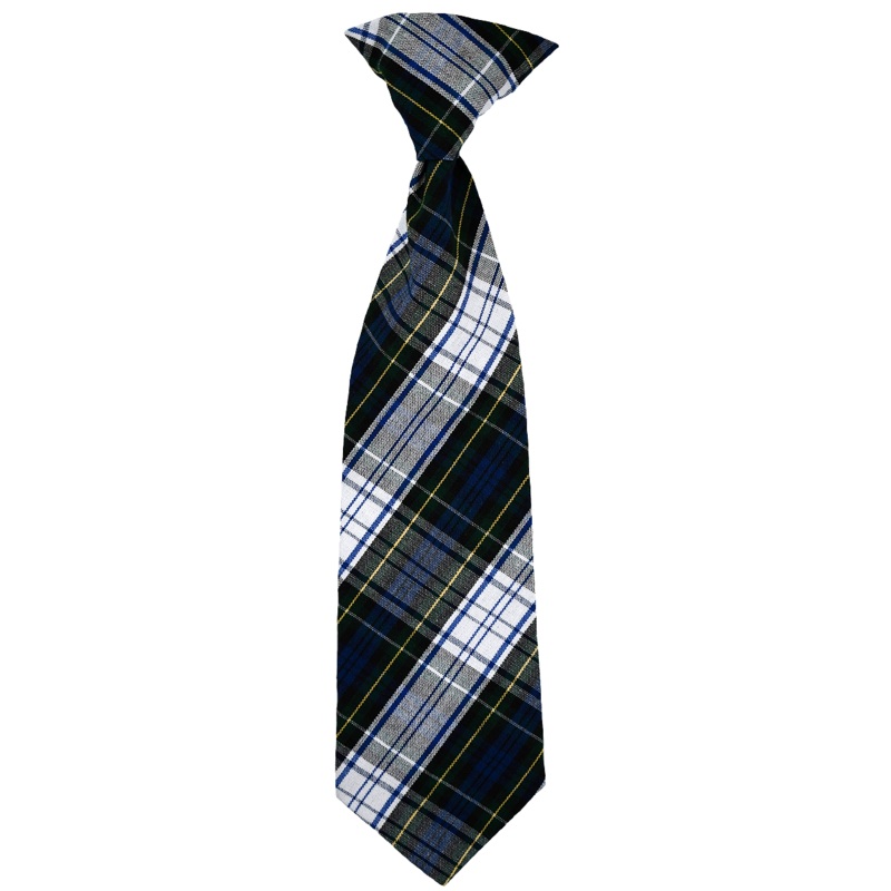 Clip-On Tie|182 – Belmont Plaid|Size Range – 11|Size Range – 14|Size Range – 17