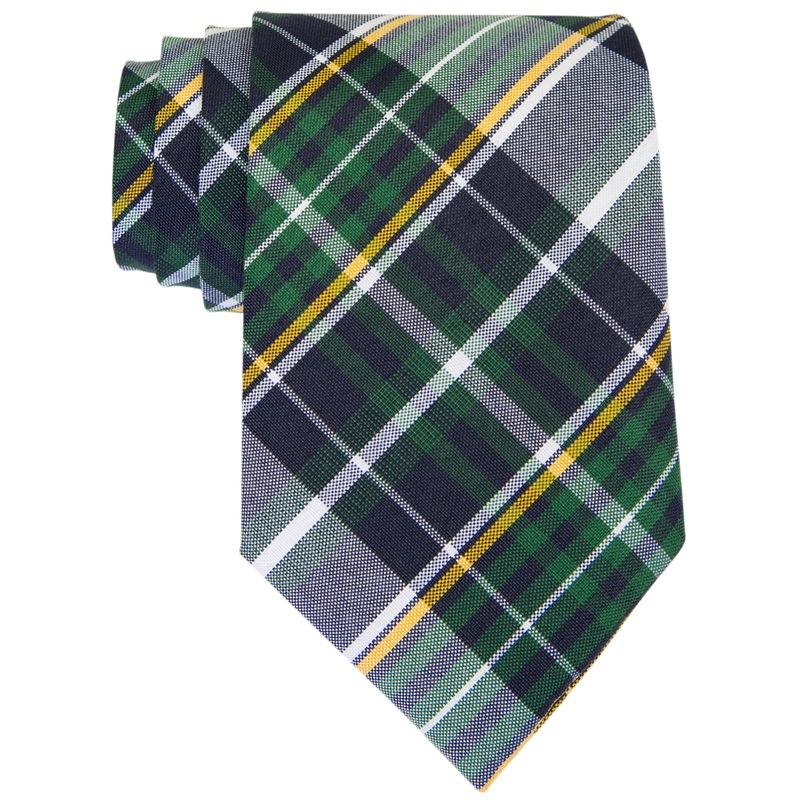 Clip-On Tie|225 – Christopher Plaid|Size Range – 11|Size Range – 14|Size Range – 17