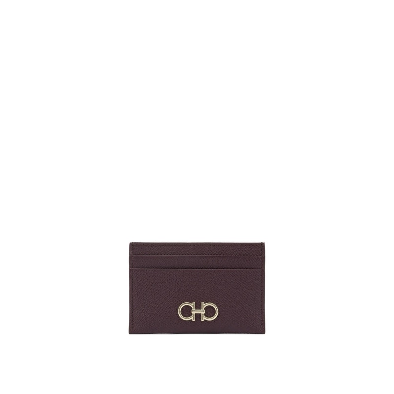 Ferragamo Purple Card Holders|OS