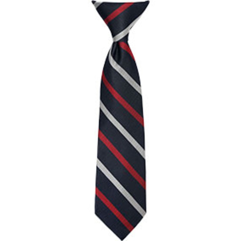 Adjustable Pre-knotted Tie|120 – Red-Navy-Grey|Size Range – 11|Size Range – 14|Size Range – 17