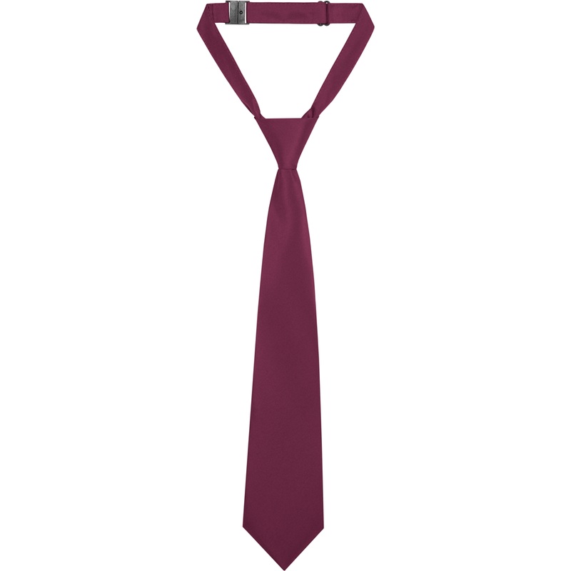 Adjustable Pre-knotted Tie|130 – Wine|Size Range – 11|Size Range – 14|Size Range – 17