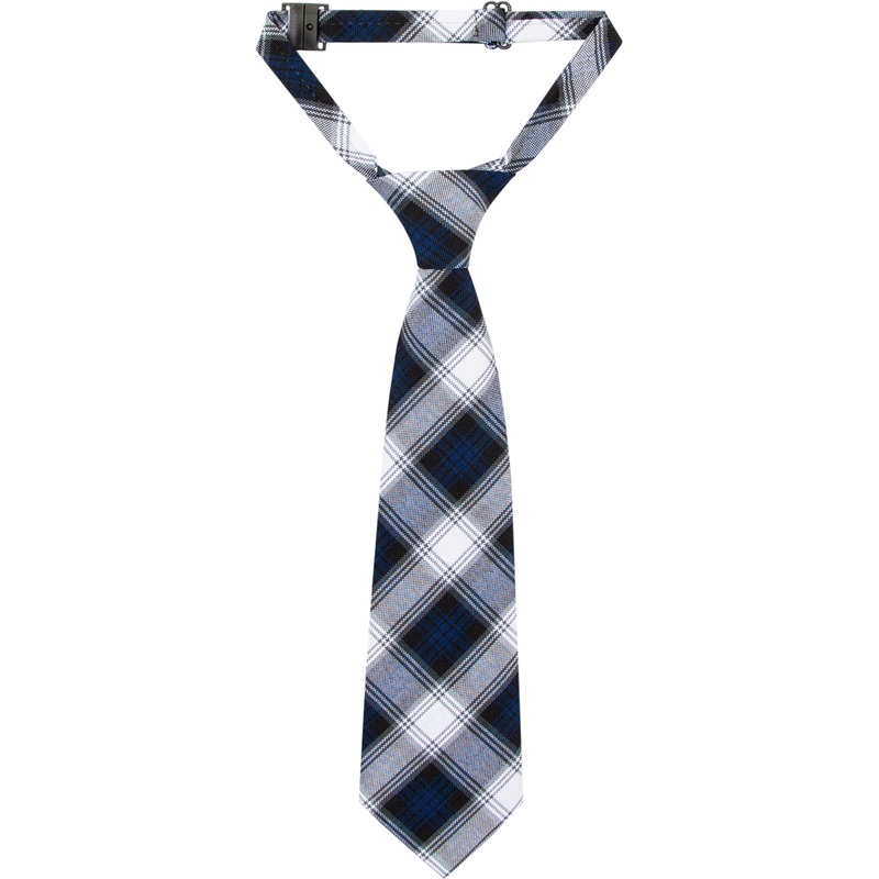 Adjustable Pre-knotted Tie|150 – AA Plaid|Size Range – 11|Size Range – 14|Size Range – 17