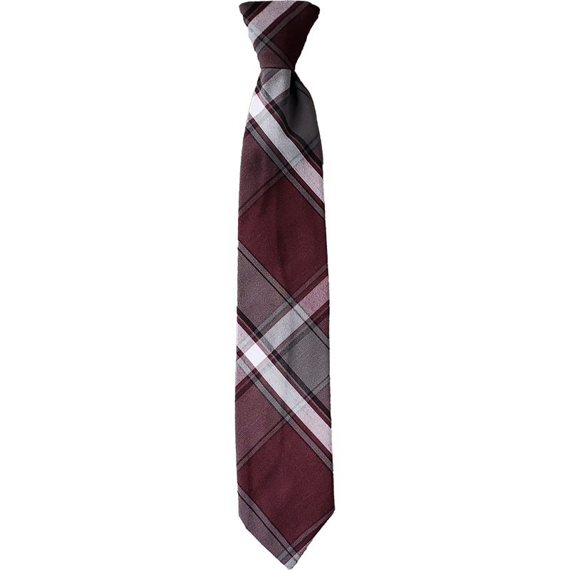 Adjustable Pre-knotted Tie|293 – Willamette Plaid|Size Range – 11|Size Range – 14|Size Range – 17