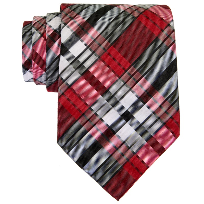 Adjustable Pre-knotted Tie|470 – McDonald Plaid|Size Range – 11|Size Range – 14|Size Range – 17