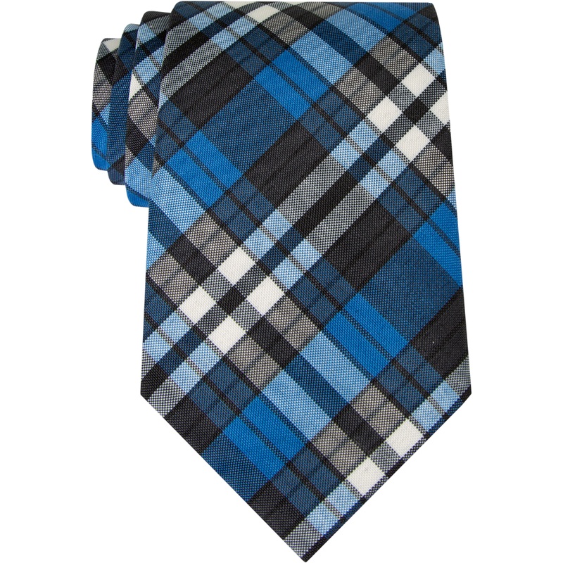 Adjustable Pre-knotted Tie|555 – Rampart Plaid|Size Range – 11|Size Range – 14|Size Range – 17