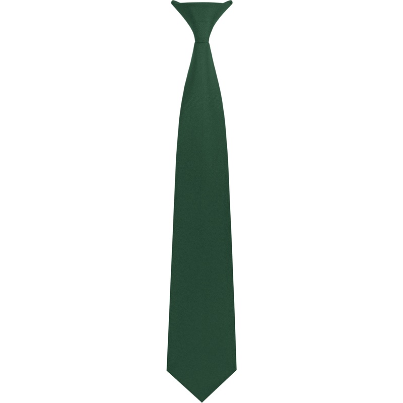 Clip-On Tie|136 – Green|Size Range – 11|Size Range – 14|Size Range – 17