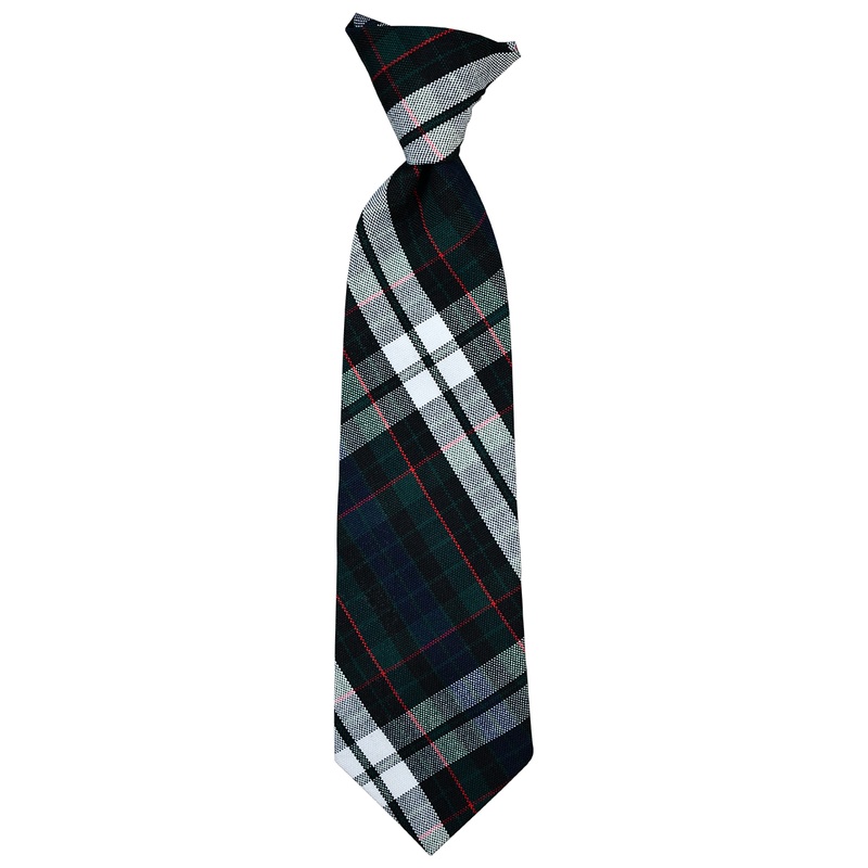 Clip-On Tie|190 – Boyd Plaid|Size Range – 11|Size Range – 14|Size Range – 17