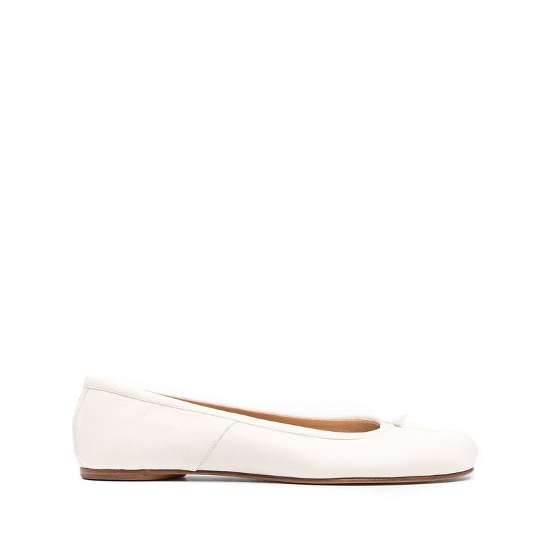 Maison Margiela White Flat Shoes