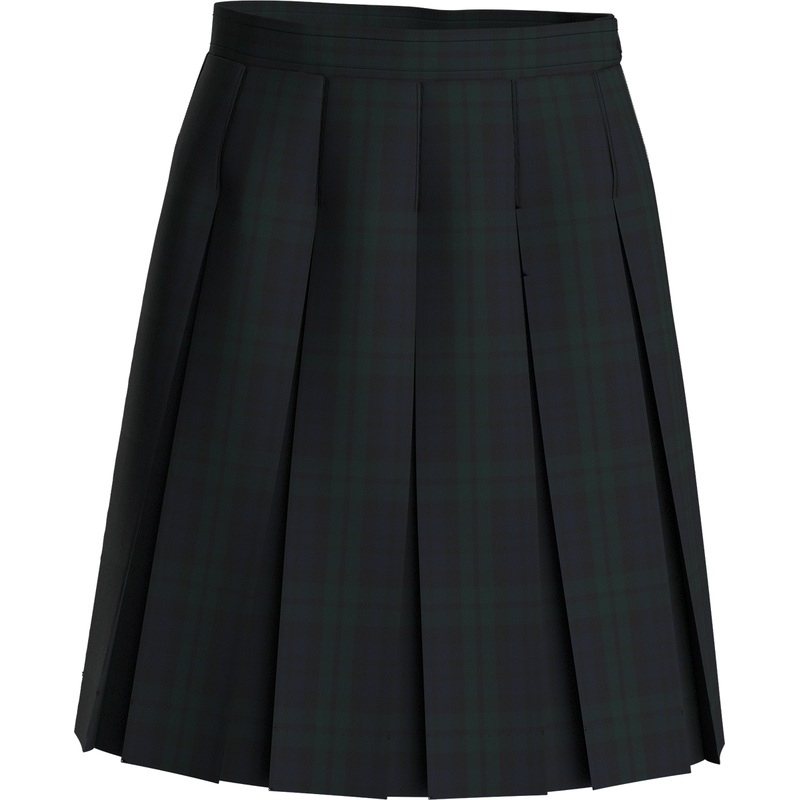 Stitched-Down Box Pleat Skirt|185 – Blackwatch Plaid|Toddler – G2 Girls  Size 2|Youth – G3 Girls  Size 3|Youth – G4 Girls  Size 4|Youth – G5 Girls  Size 5|Youth – G6 Girls  Size 6|Youth – G7 Girls  Size 7|Youth – G8 Girls  Size 8|Youth – G10 Girls  Size 1