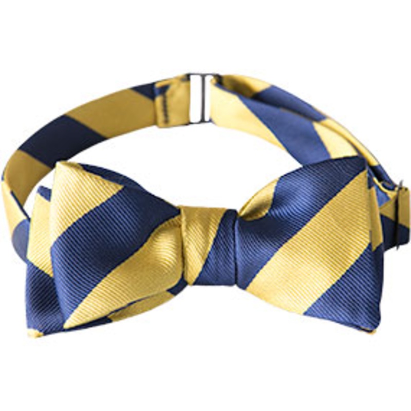 Pre-tied Bow Tie|844 – Gold-Navy