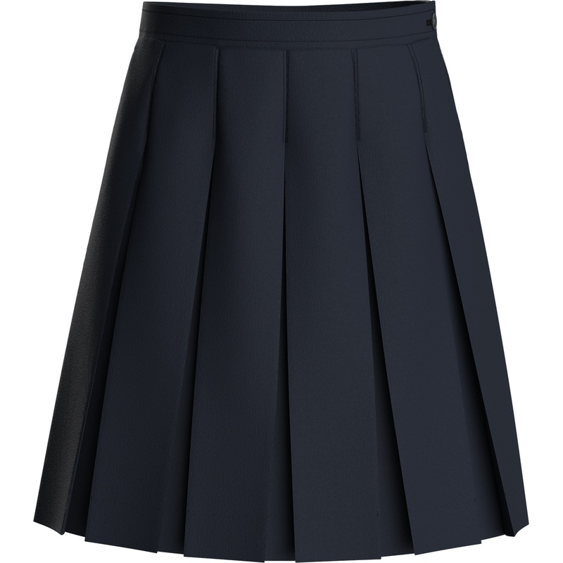 Stitched-Down Box Pleat Skirt|057 – Navy|Toddler – G2 Girls  Size 2|Youth – G3 Girls  Size 3|Youth – G4 Girls  Size 4|Youth – G5 Girls  Size 5|Youth – G6 Girls  Size 6|Youth – G7 Girls  Size 7|Youth – G8 Girls  Size 8|Youth – G10 Girls  Size 10|Youth – G1