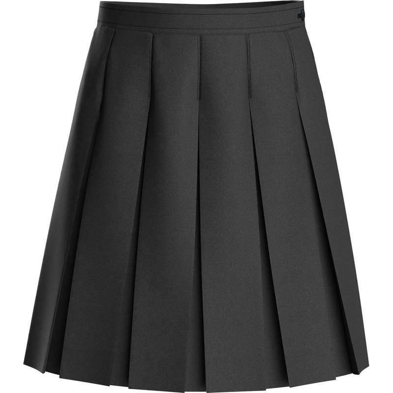 Stitched-Down Box Pleat Skirt|426 – Dk Grey Tri Blend|Toddler – G2 Girls  Size 2|Youth – G3 Girls  Size 3|Youth – G4 Girls  Size 4|Youth – G5 Girls  Size 5|Youth – G6 Girls  Size 6|Youth – G7 Girls  Size 7|Youth – G8 Girls  Size 8|Youth – G10 Girls  Size