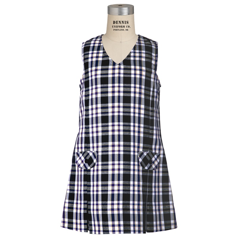 V-Neck Princess Cut Jumper|163 – Arlington Plaid|Youth – G3 Girls  Size 3|Youth – G4 Girls  Size 4|Youth – G5 Girls  Size 5|Youth – G6 Girls  Size 6|Youth – G7 Girls  Size 7|Youth – G8 Girls  Size 8|Youth – G10 Girls  Size 10|Youth – G12 Girls  Size 12|Yo