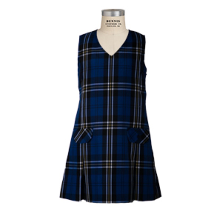 V-Neck Princess Cut Jumper|320 – Harris Plaid|Youth – G3 Girls  Size 3|Youth – G4 Girls  Size 4|Youth – G5 Girls  Size 5|Youth – G6 Girls  Size 6|Youth – G7 Girls  Size 7|Youth – G8 Girls  Size 8|Youth – G10 Girls  Size 10|Youth – G12 Girls  Size 12|Youth