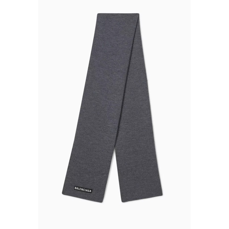 Logo Patch Wool Muffler|OS