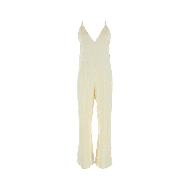V-Neck Sleeveless Jumpsuit|GER 36