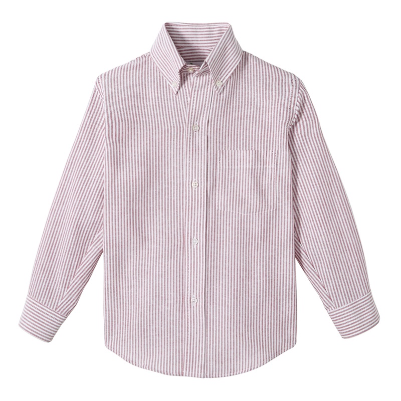 Long Sleeve Oxford Shirt|093 – Maroon-White Stripe|Size Range – 4|Size Range – 6|Size Range – 8|Size Range – 10|Size Range – 12|Size Range – 14|Size Range – 16|Size Range – 18|Size Range – 20|Adult Unisex – AS Adult|Adult Unisex – AM Adult|Adult Unisex –