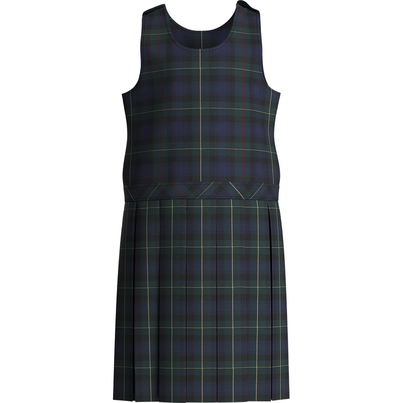 Scoop Neck Pleated Jumper|382 – Victory Plaid|Toddler – G2 Girls  Size 2|Youth – G3 Girls  Size 3|Youth – G4 Girls  Size 4|Youth – G5 Girls  Size 5|Youth – G6 Girls  Size 6|Youth – G7 Girls  Size 7|Youth – G8 Girls  Size 8|Youth – G10 Girls  Size 10|Youth