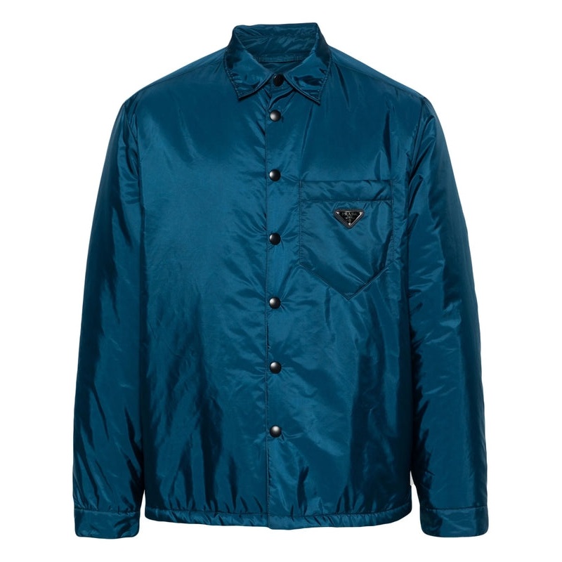 Triangle Logo Nylon Overshirt|M|S|XL