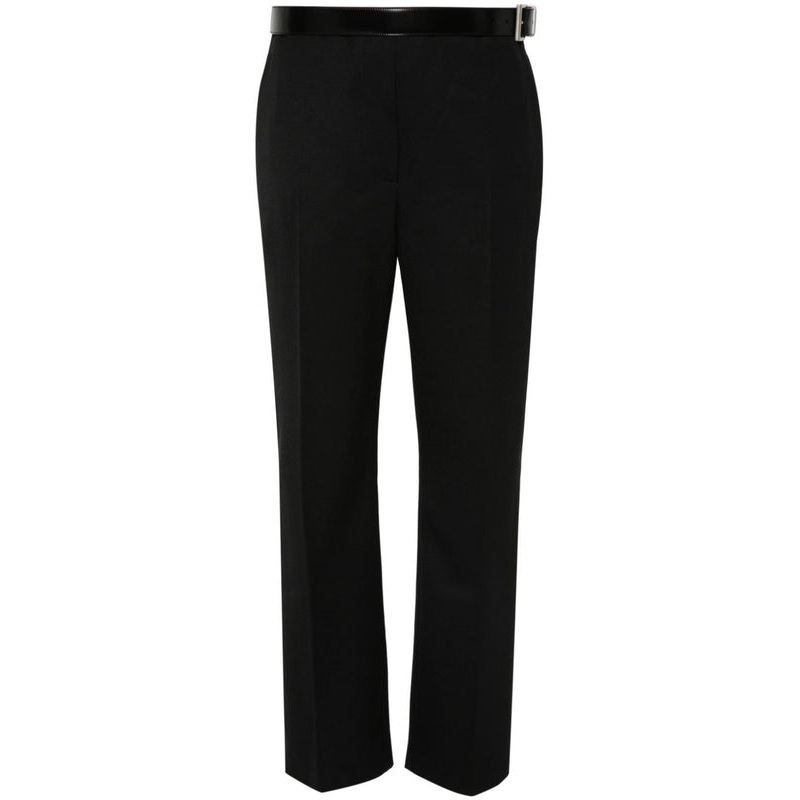 Buckle Belt Wool Pants|IT 38|IT 40|IT 42