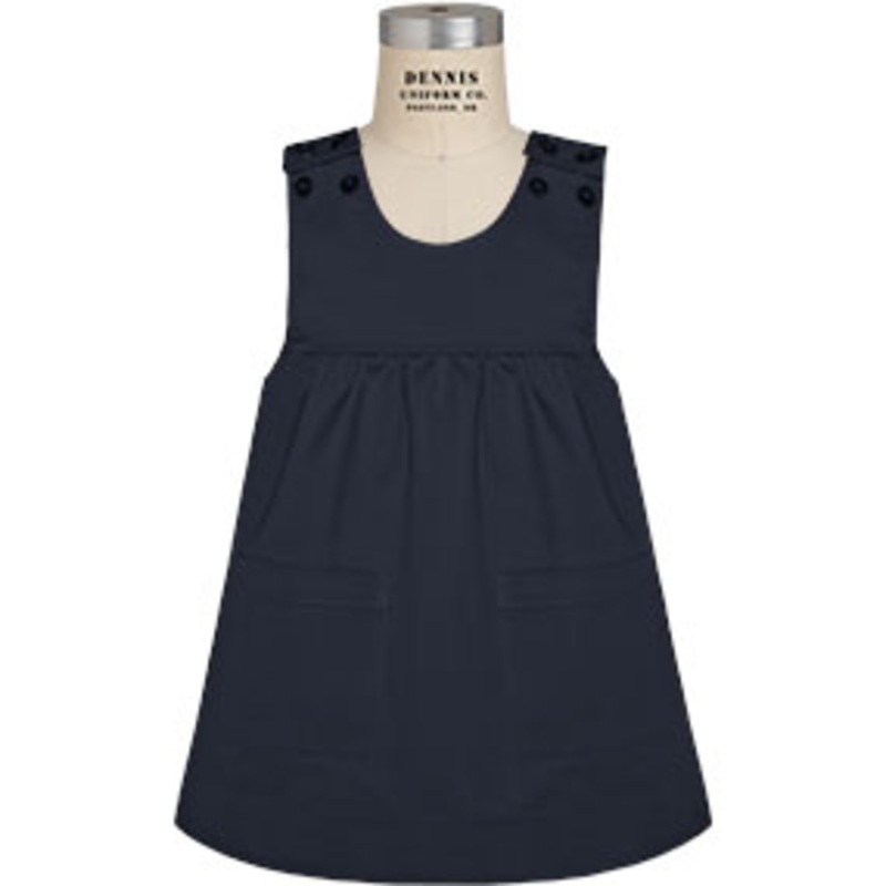 Gathered Skirt Jumper|069 – Navy Anchor|Toddler – G2 Girls  Size 2|Youth – G3 Girls  Size 3|Youth – G4 Girls  Size 4|Youth – G5 Girls  Size 5|Youth – G6 Girls  Size 6|Youth – G7 Girls  Size 7|Youth – G8 Girls  Size 8