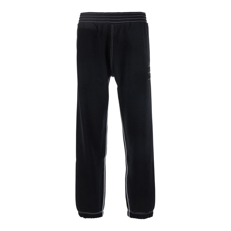 Black Jogger Pants with 4G Embroidery in Cotton Man Casual Pants