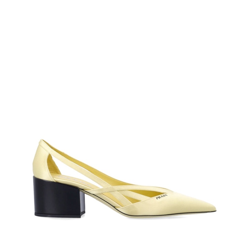 Cut-Out Logo Satin Pumps|IT 36|IT 36.5|IT 37|IT 37.5|IT 38|IT 38.5|IT 39|IT 40