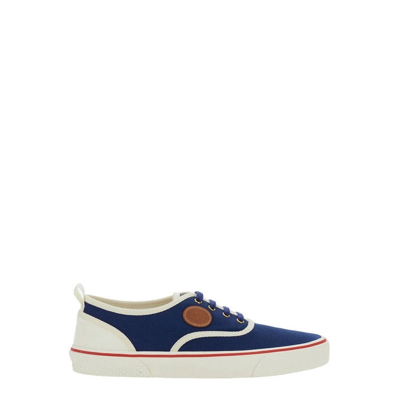 Nojoke Logo Patch Cotton Low Top Sneakers