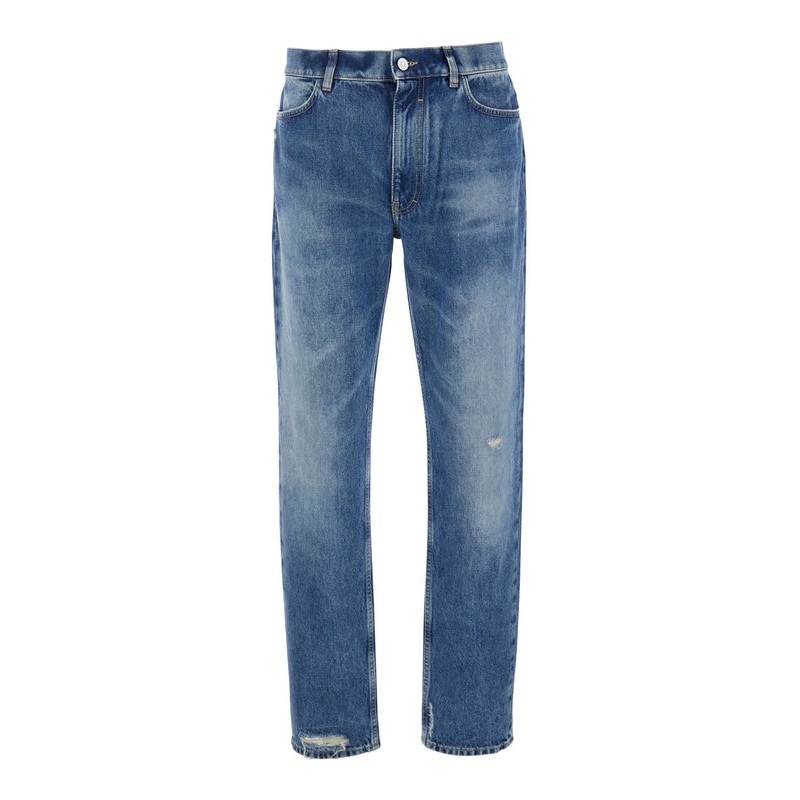 Blue Five Pocket Denim Jeans in Man Denim Pants