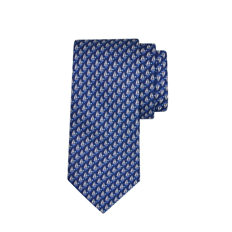 Ferragamo Blue Neck Ties|OS