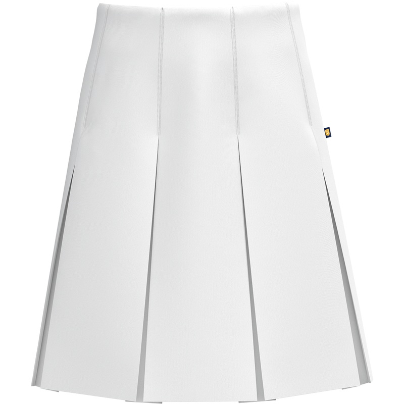 High Waist Box Pleat Skirt|119 – White|Youth – G3 Girls  Size 3|Youth – G4 Girls  Size 4|Youth – G5 Girls  Size 5|Youth – G6 Girls  Size 6|Youth – G7 Girls  Size 7|Youth – G8 Girls  Size 8|Youth – G10 Girls  Size 10|Youth – G12 Girls  Size 12|Youth – G14