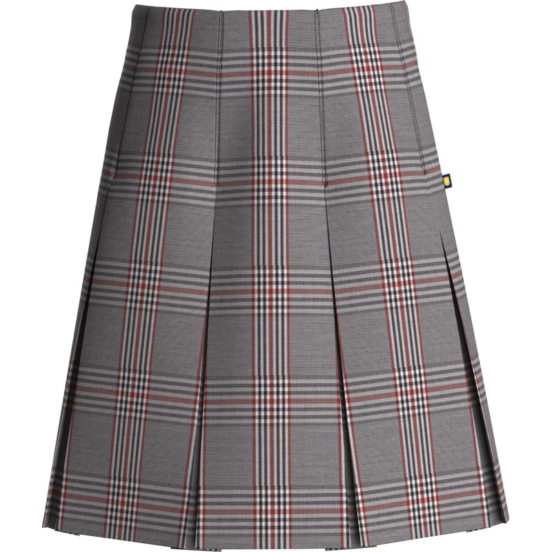 High Waist Box Pleat Skirt|208 – Baldwin Plaid|Youth – G3 Girls  Size 3|Youth – G4 Girls  Size 4|Youth – G5 Girls  Size 5|Youth – G6 Girls  Size 6|Youth – G7 Girls  Size 7|Youth – G8 Girls  Size 8|Youth – G10 Girls  Size 10|Youth – G12 Girls  Size 12|Yout