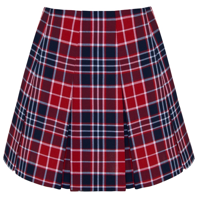 High Waist Box Pleat Skirt|329 – Jackson Plaid|Youth – G3 Girls  Size 3|Youth – G4 Girls  Size 4|Youth – G5 Girls  Size 5|Youth – G6 Girls  Size 6|Youth – G7 Girls  Size 7|Youth – G8 Girls  Size 8|Youth – G10 Girls  Size 10|Youth – G12 Girls  Size 12|Yout