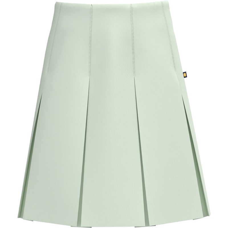 High Waist Box Pleat Skirt|793 – Light Green|Youth – G3 Girls  Size 3|Youth – G4 Girls  Size 4|Youth – G5 Girls  Size 5|Youth – G6 Girls  Size 6|Youth – G7 Girls  Size 7|Youth – G8 Girls  Size 8|Youth – G10 Girls  Size 10|Youth – G12 Girls  Size 12|Youth