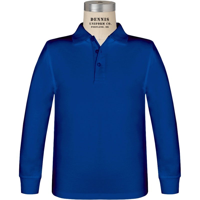 Long Sleeve Jersey Polo|331 – Deep Royal|Youth – YM Youth Size 10|Youth – YL Youth Size 12|Youth – YXL Youth Size 14-16|Adult Unisex – AS Adult|Adult Unisex – AM Adult|Adult Unisex – AL Adult|Adult Unisex – AXL Adult|Adult Unisex – A2XL Adult|Adult Unisex