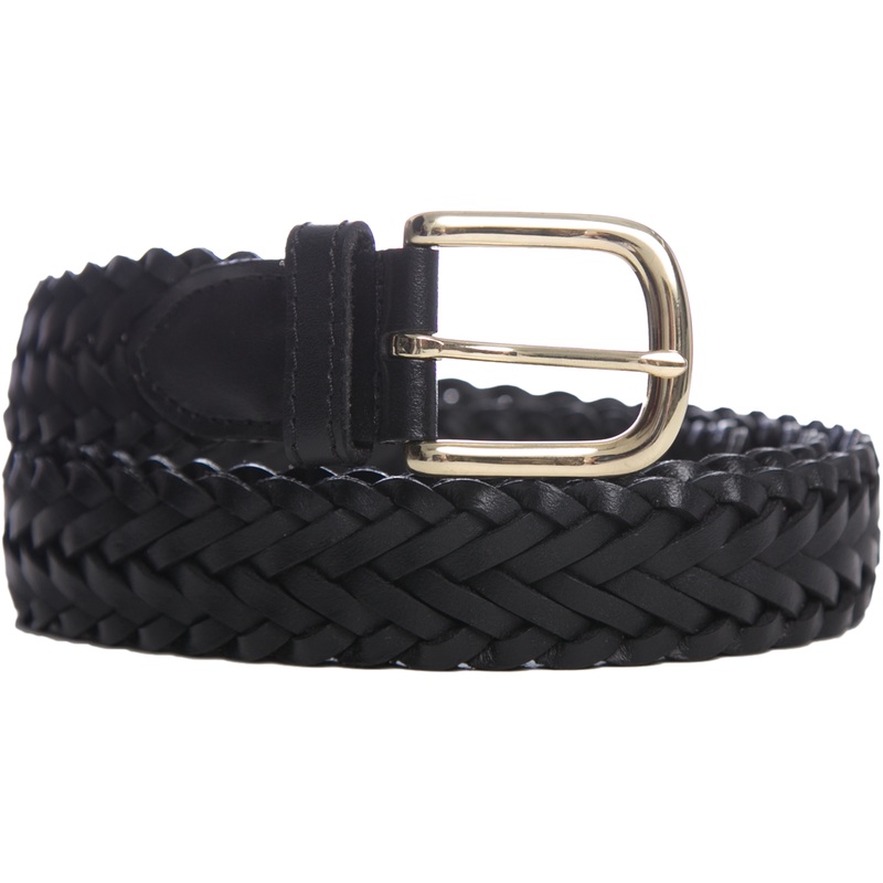 Braided Leather Belt|007 – Black|Size Range – 20|Size Range – 22|Size Range – 24|Size Range – 26|Size Range – 28|Size Range – 30|Size Range – 32|Size Range – 34|Size Range – 36|Size Range – 38|Size Range – 40|Size Range – 42|Size Range – 44|Size Range – 46