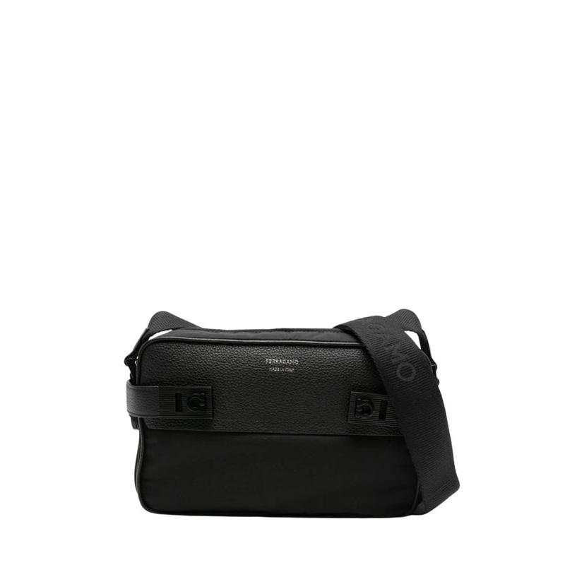 Ferragamo Black Cross Bags|OS