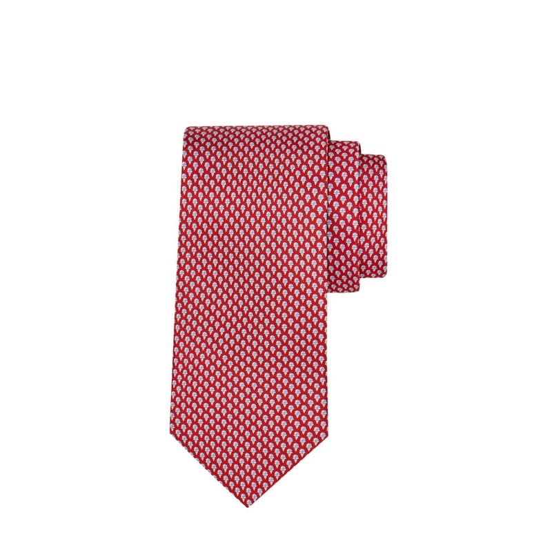 Ferragamo Red Neck Ties|OS