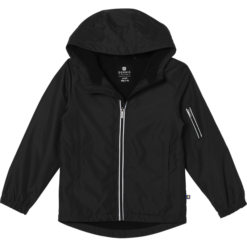 Lined Rain Jacket|007 – Black|Youth – YXS Youth Size 5-6|Youth – YS Youth Size 7-8|Youth – YM Youth Size 10|Youth – YL Youth Size 12|Youth – YXL Youth Size 14-16|Adult Unisex – AS Adult|Adult Unisex – AM Adult|Adult Unisex – AL Adult|Adult Unisex – AXL Ad