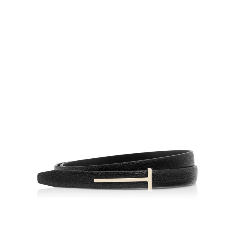 Tom Ford Black Leather Belts|75