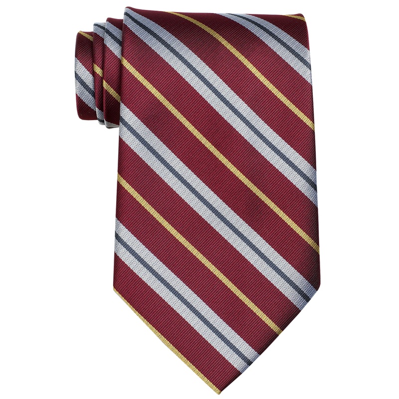 Traditional Skinny Necktie|179 – Pace Maroon Stripe|Size Range – 48|Size Range – 54|Size Range – 57