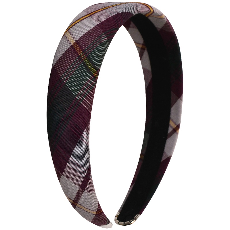 Wide Padded Headband|032 – 78 Plaid