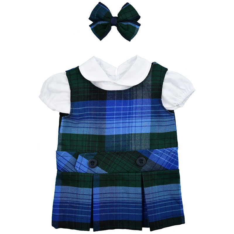 Jumper Dress Doll Outfit|265 – Douglas Plaid